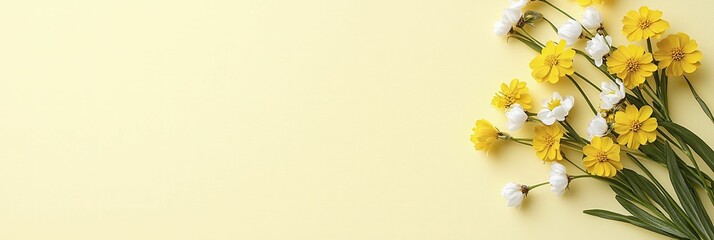 Small handwritten notes expressing care can brighten someone's day, showcasing affection in simple ways. Solid yellow background.