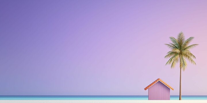 Unplanned holiday bliss, deep purple backdrop, dream of stepping into a surprise getaway that rejuvenates your spirit and creates lasting memories.