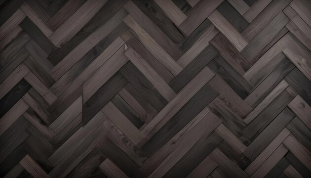 Dark gray herringbone wood pattern background