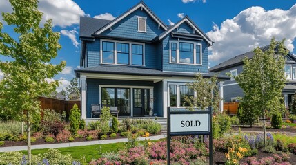 The Sold Blue Family Home