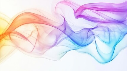 Obraz premium Abstract background with white frame, iridescent and holographic tones, with a white frame. Invitations, greeting cards, and creative banners, space for text, 8k High Resolution