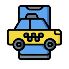 taxi car icon