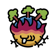 cartoon monster