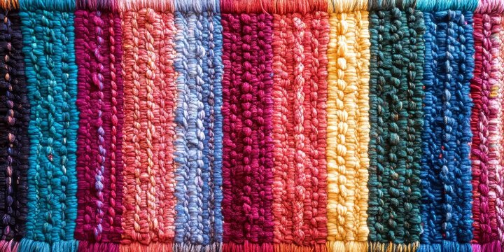 Vibrant Rag Rug