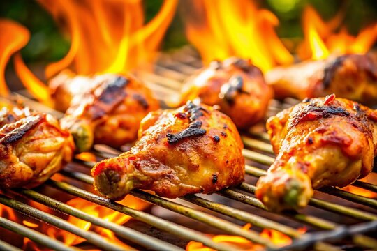 Juicy Chicken BBQ Grill - Delicious Summer Feast