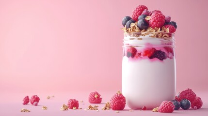 The Yogurt Jar with Berries