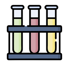 tubes with chemicals