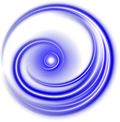 Blue Flash Swirl