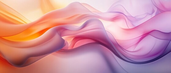 Naklejka premium geometrical fluid motion forming a harmonious, shifting display. Generative AI
