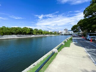 Reflections of Peace - The Tranquil Waters of Hiroshima Peace Memorial Park, Japan
