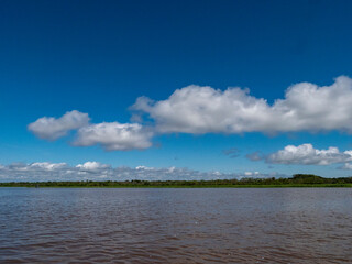Amazon river landscape.