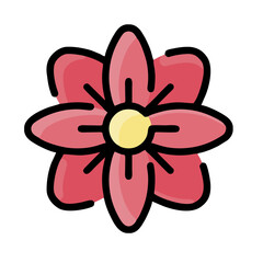 flower isolated on white