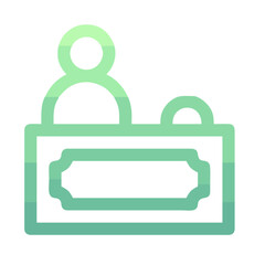 sofa icon isolated on white