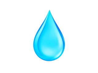 water drop isolated on white. Water drop on PNG backgroun