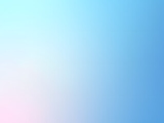 Gradient blue sky, calm serene atmosphere.