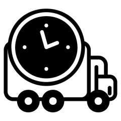 Ontime glyph icon