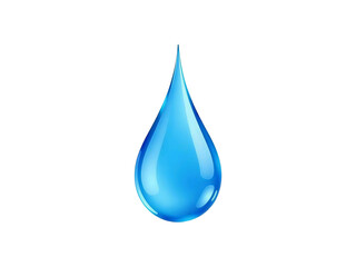water drop isolated on white. Water drop on PNG backgroun