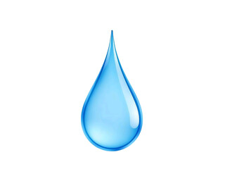 water drop isolated on white. Water drop on PNG backgroun
