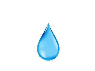 water drop isolated on white. Water drop on PNG backgroun