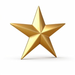 Obraz premium gold star isolated