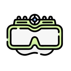 illustration of an background with circles