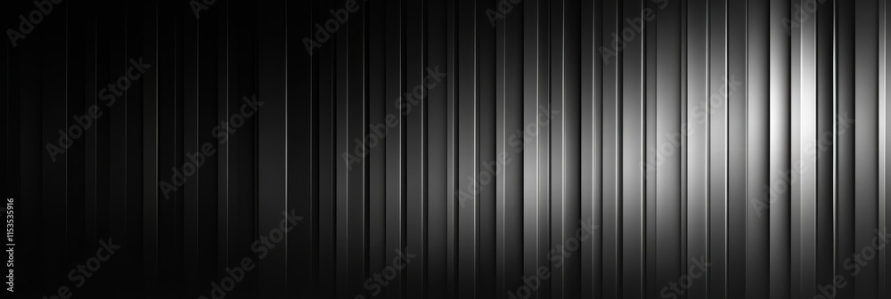 Poster monochrome gradient texture transitioning from black to gray in an abstract design layout