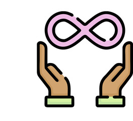 illustration of a symbol of peace