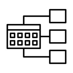 Content Plan line icon