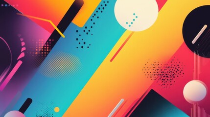 Colorful geometric background