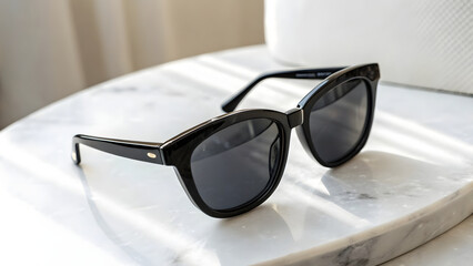 glasses on the table