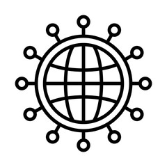 Collaboration Hub line icon