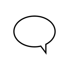 Fototapeta premium bubble speech icon