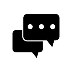 Fototapeta premium chat bubble icon