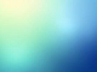 Obraz premium Smooth gradient from warm yellow to cool blue, evoking a serene sky at dawn or dusk.