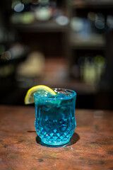 alcoholic beverages on the bar