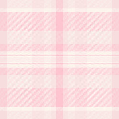 Mesh texture textile background, choose pattern seamless tartan. Geometrical check fabric plaid vector in sea shell and pink colors.