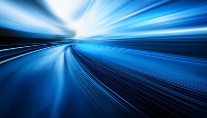 blue and black defocused blurred motion abstract background wide