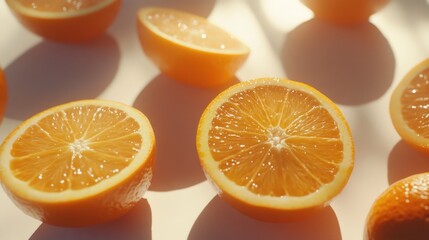 Fototapeta premium Oranges on Table