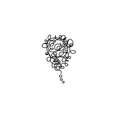 overthinking scribble Illustration 