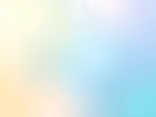 Obraz premium Smooth gradient from warm yellow to cool blue, evoking a serene sky at dawn or dusk.