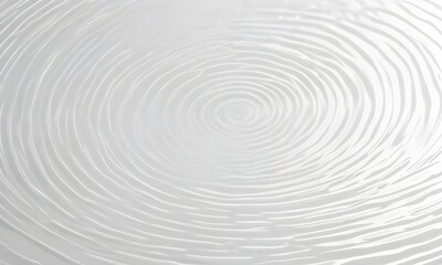Obraz premium Concentric white ripples on a light background, suggesting a calm water surface or a soft, ethereal texture