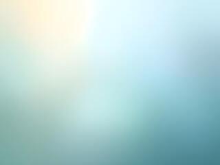 Obraz premium Smooth gradient from warm yellow to cool blue, evoking a serene sky at dawn or dusk.
