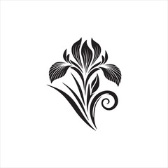 abstract floral design