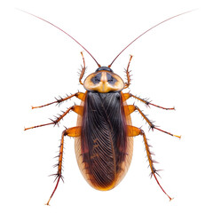 American Cockroach: Detailed Close-up 