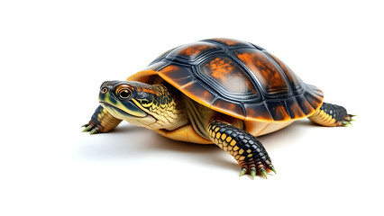 Fototapeta premium Turtle isolated on white background 