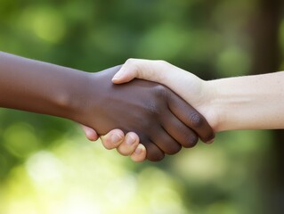 Unity Through a Handshake Between Diverse Individuals