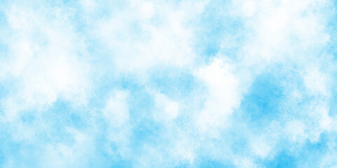 Abstract blue sky Water color background,  Classic hand painted Blue watercolor background for design, Beautiful grunge blue background with space and for any design.