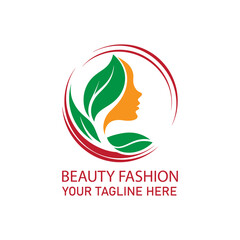 Beauty Fashion Logo Design Template,