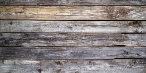 Fototapeta premium Weathered wooden plank background showcasing the unique texture of an old wall. This wooden plank background emphasizes the rustic charm of weathered wood textures.