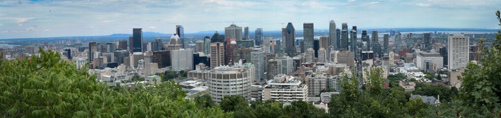 Vue panoramique de Montréal